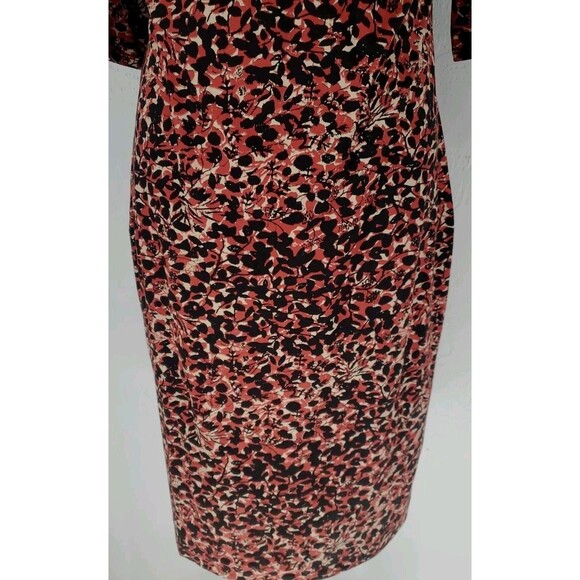 Muted Neutrals Cotton Midi Bodycon Pencil Dress NWT | Peruvian Connection M - Picture 4 of 10